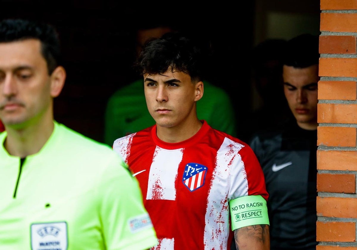 David Navarro es canterano del Atlético de Madrid