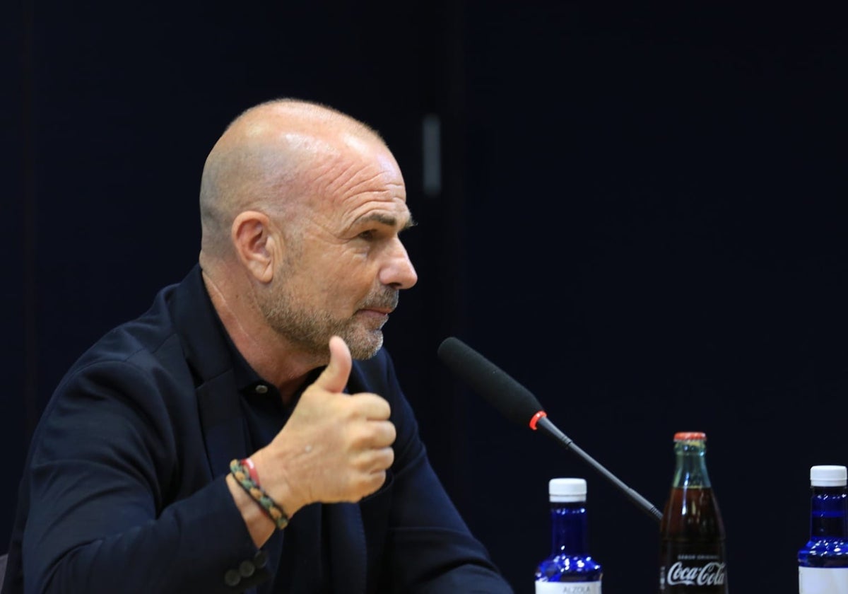 Paco López, en su presentación