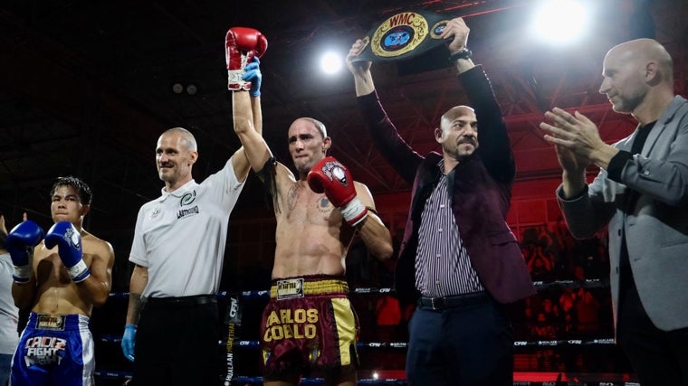 Carlos Coello se proclamó tetracampeón mundial de muay thai el pasado mes de febrero en Cádiz.