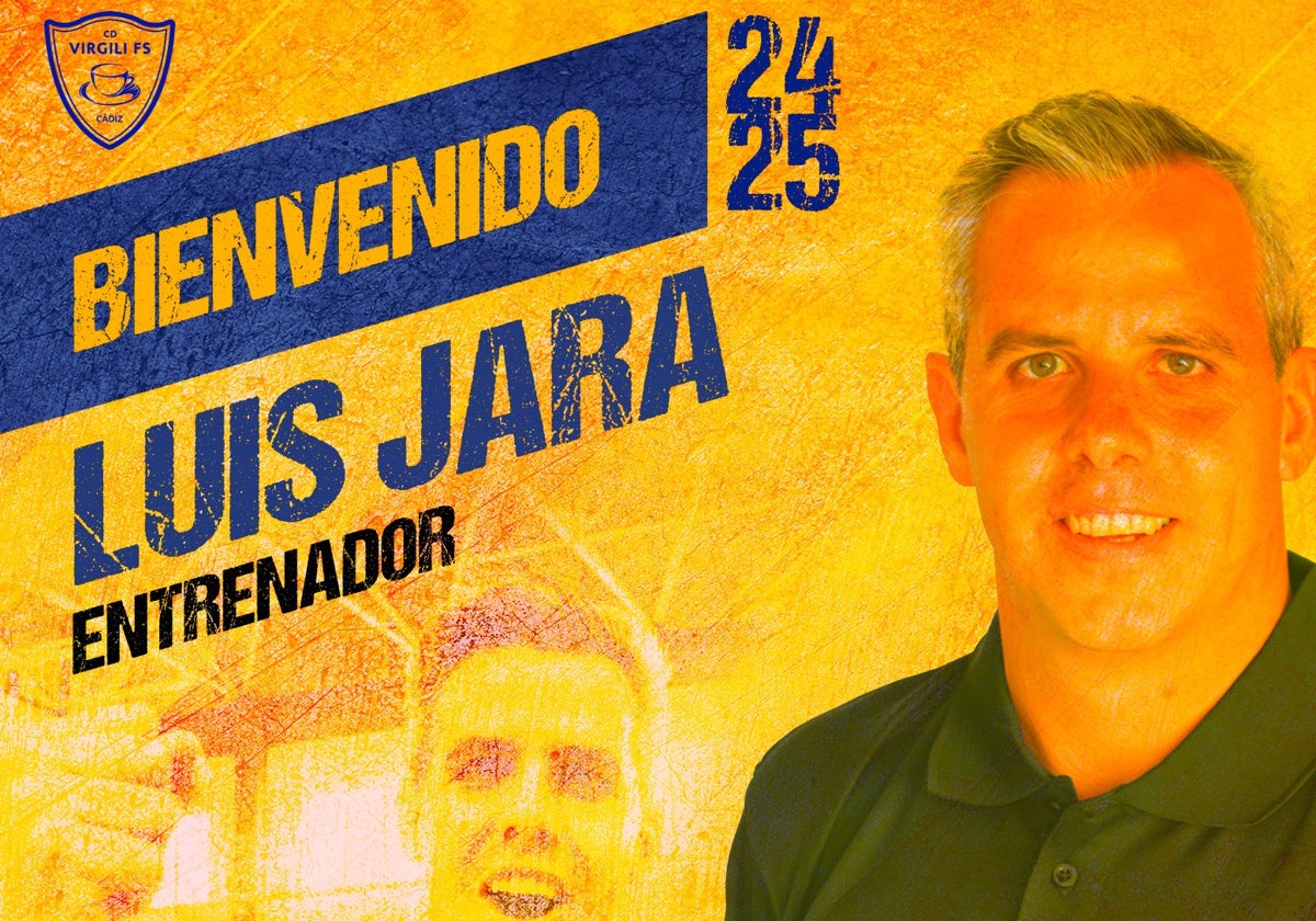 El gaditano Luis Jara es el nuevo entrenador del CD Virgili Cádiz.