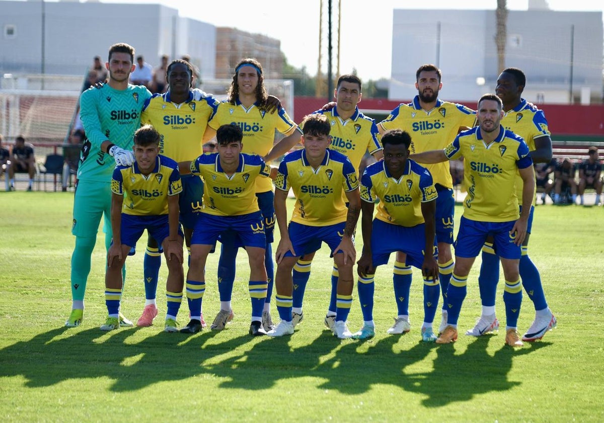 Once del Cádiz CF ante el Barbate