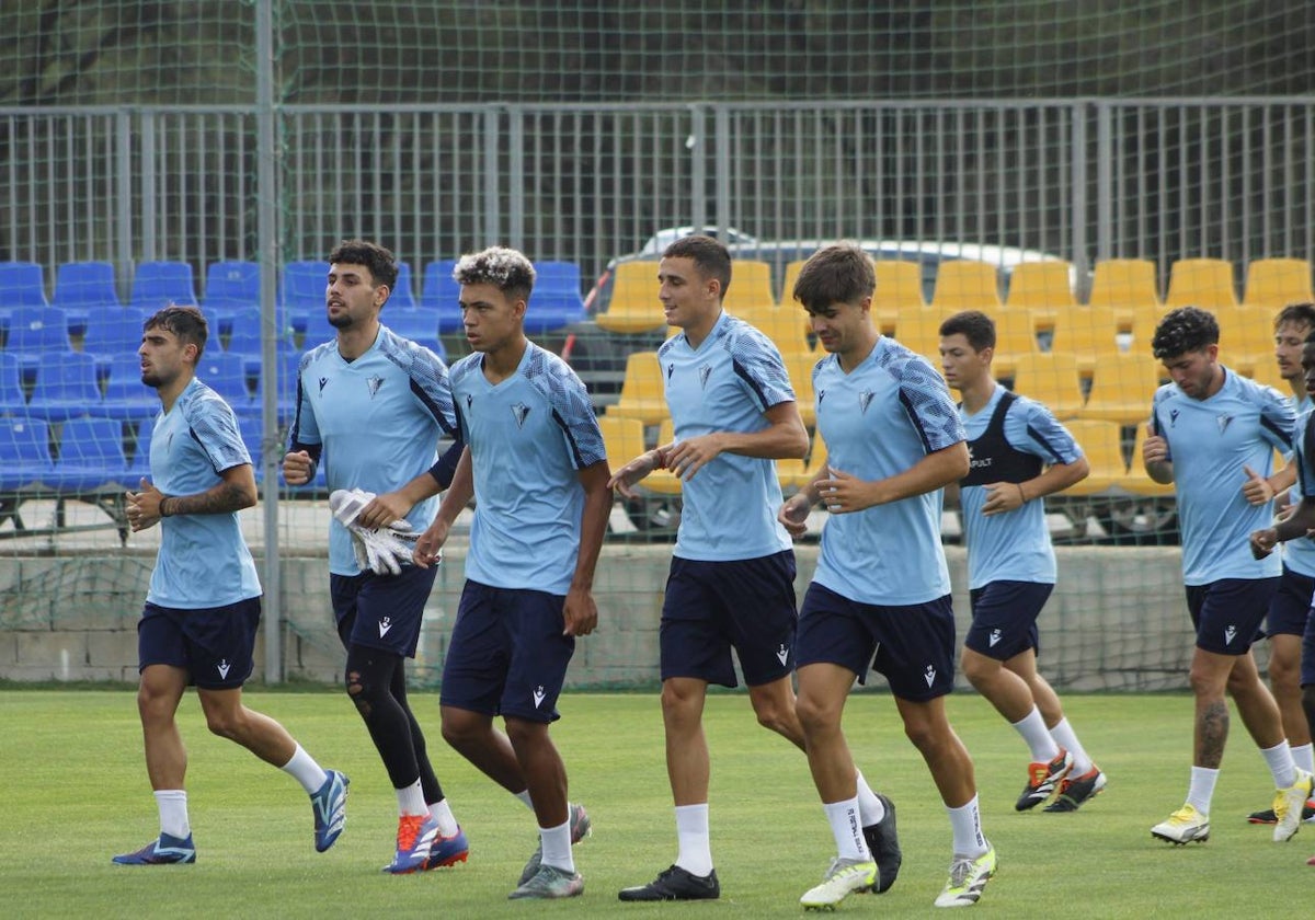 Entrenamiento del Cádiz CF Mirandilla.