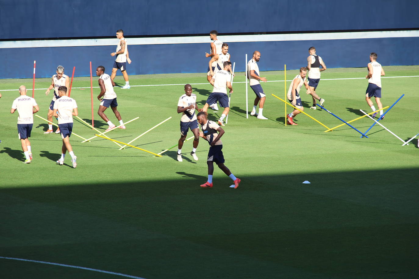 Las imágenes del entrenamiento antes del Trofeo Carranza