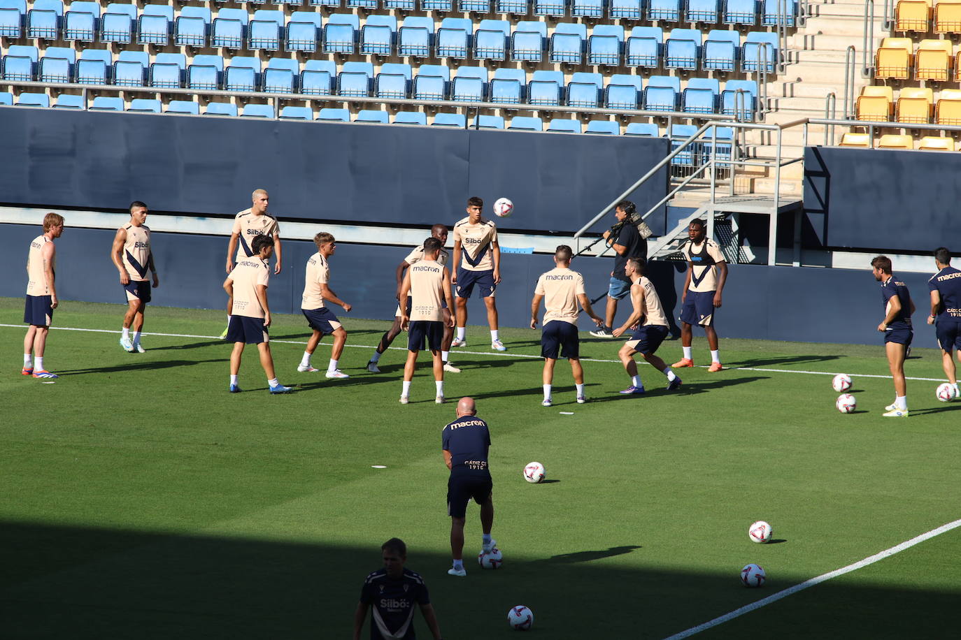 Las imágenes del entrenamiento antes del Trofeo Carranza