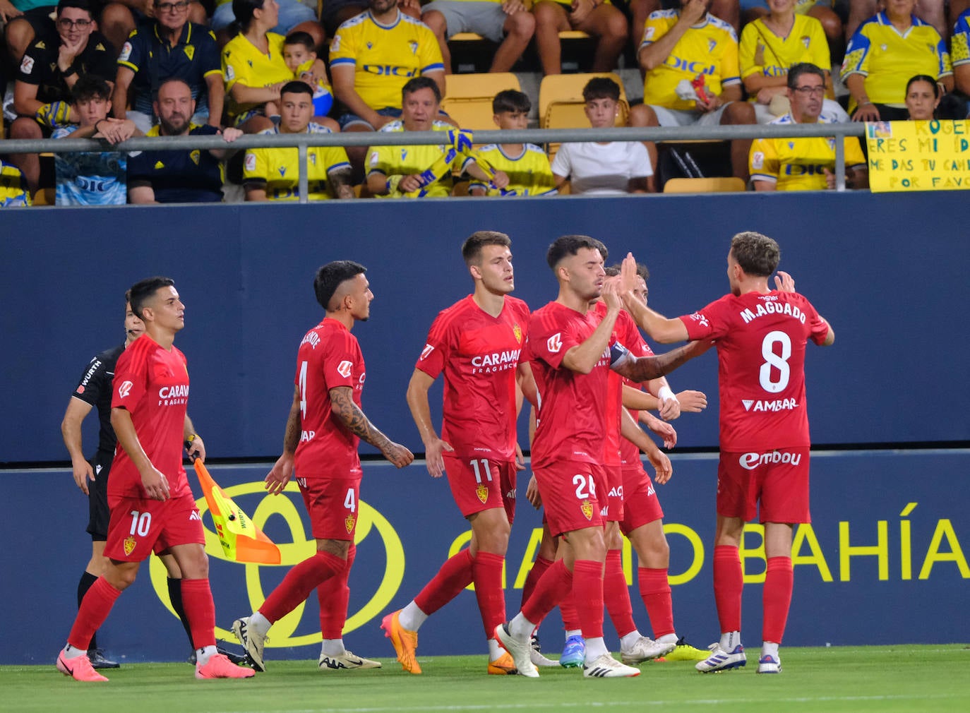 El Cádiz CF - Zaragoza, en imágenes
