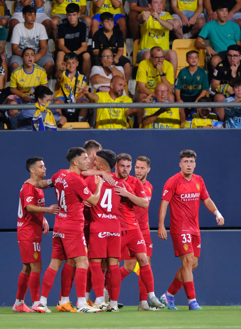 El Cádiz CF - Zaragoza, en imágenes