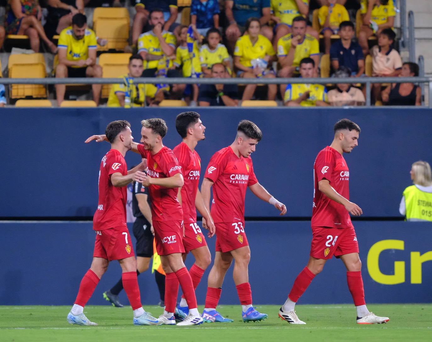 El Cádiz CF - Zaragoza, en imágenes