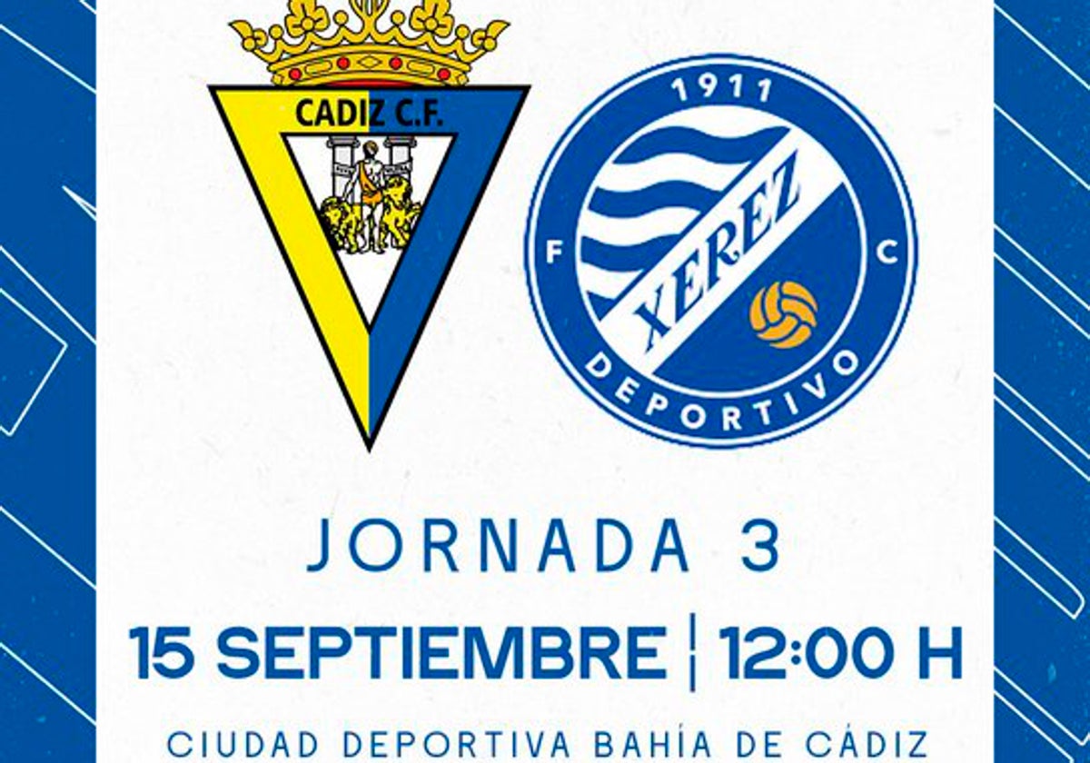 El Cádiz CF Mirandilla - Xerez DFC ya tiene fecha.