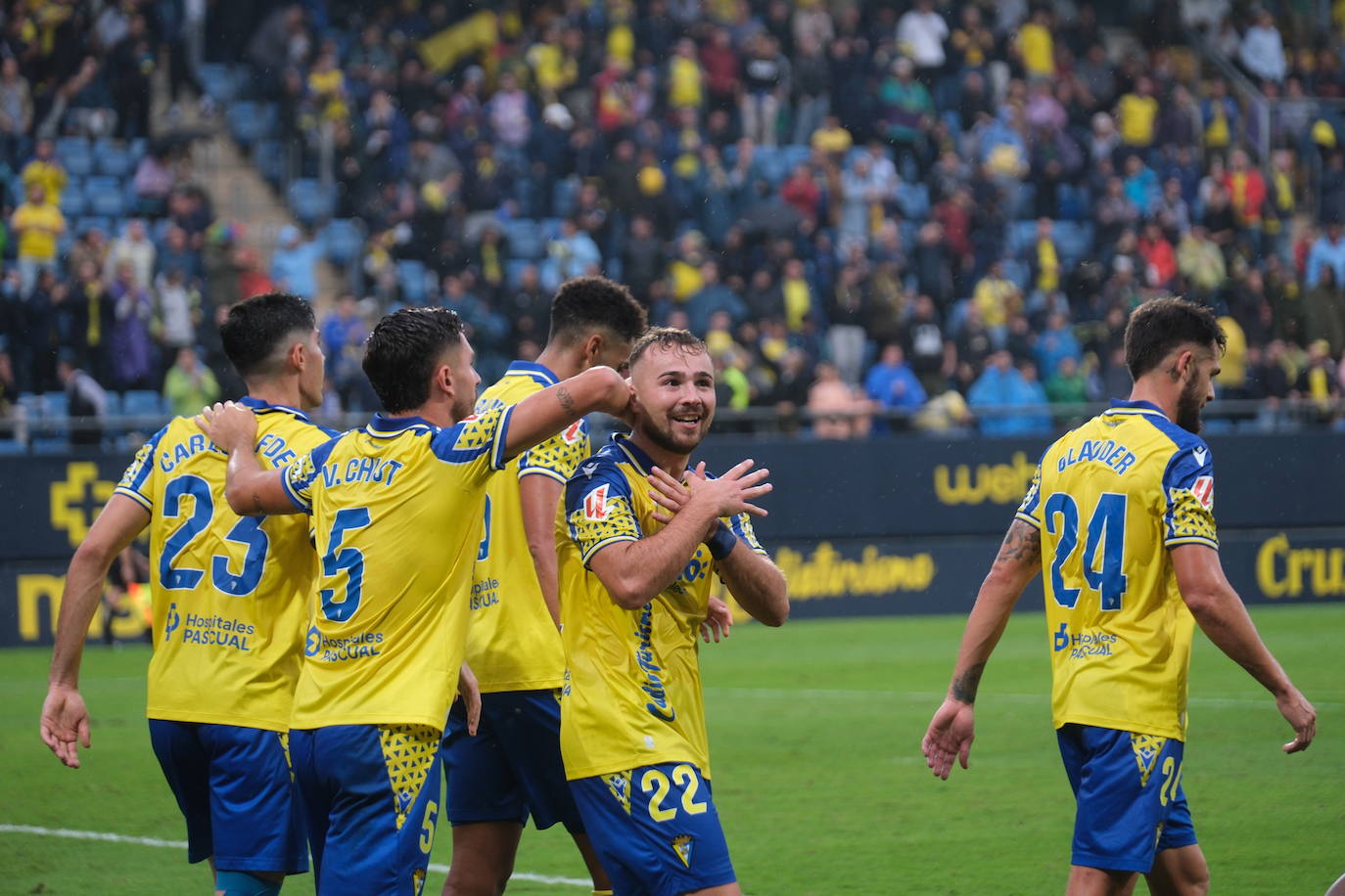 El Cádiz CF - Málaga, en imágenes