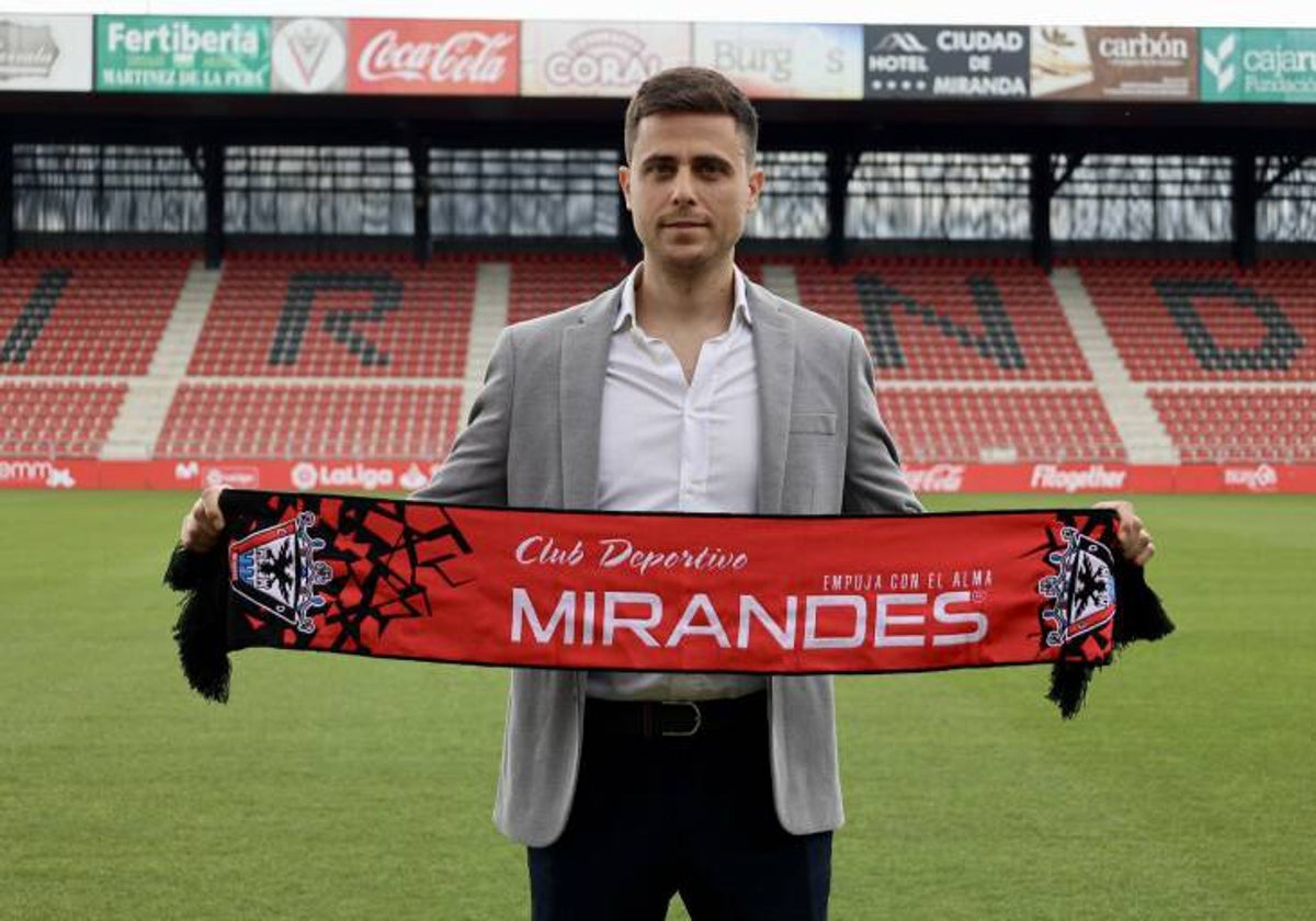 Alessio Lisci llegó al Mirandés en junio del 23.