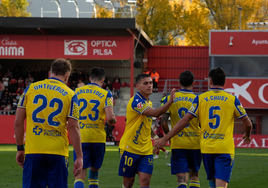 La pizarra del Mirandés 2-2 Cádiz