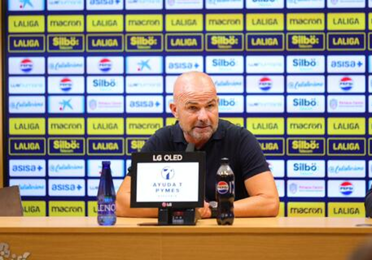 Paco López, en sala de prensa