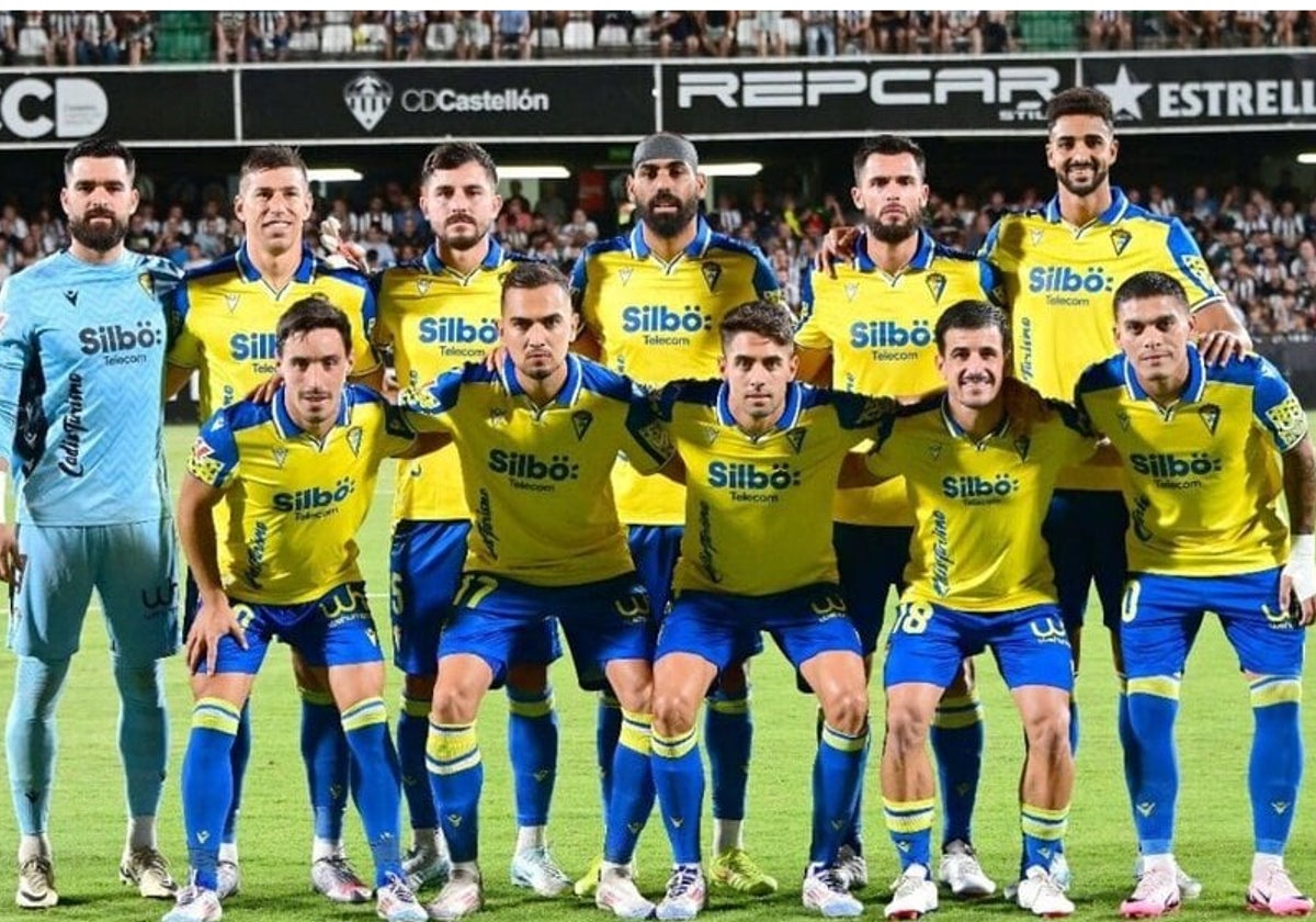 Once del Cádiz en Castellón