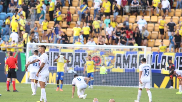 El Cádiz CF, el peor de los últimos recién descendidos