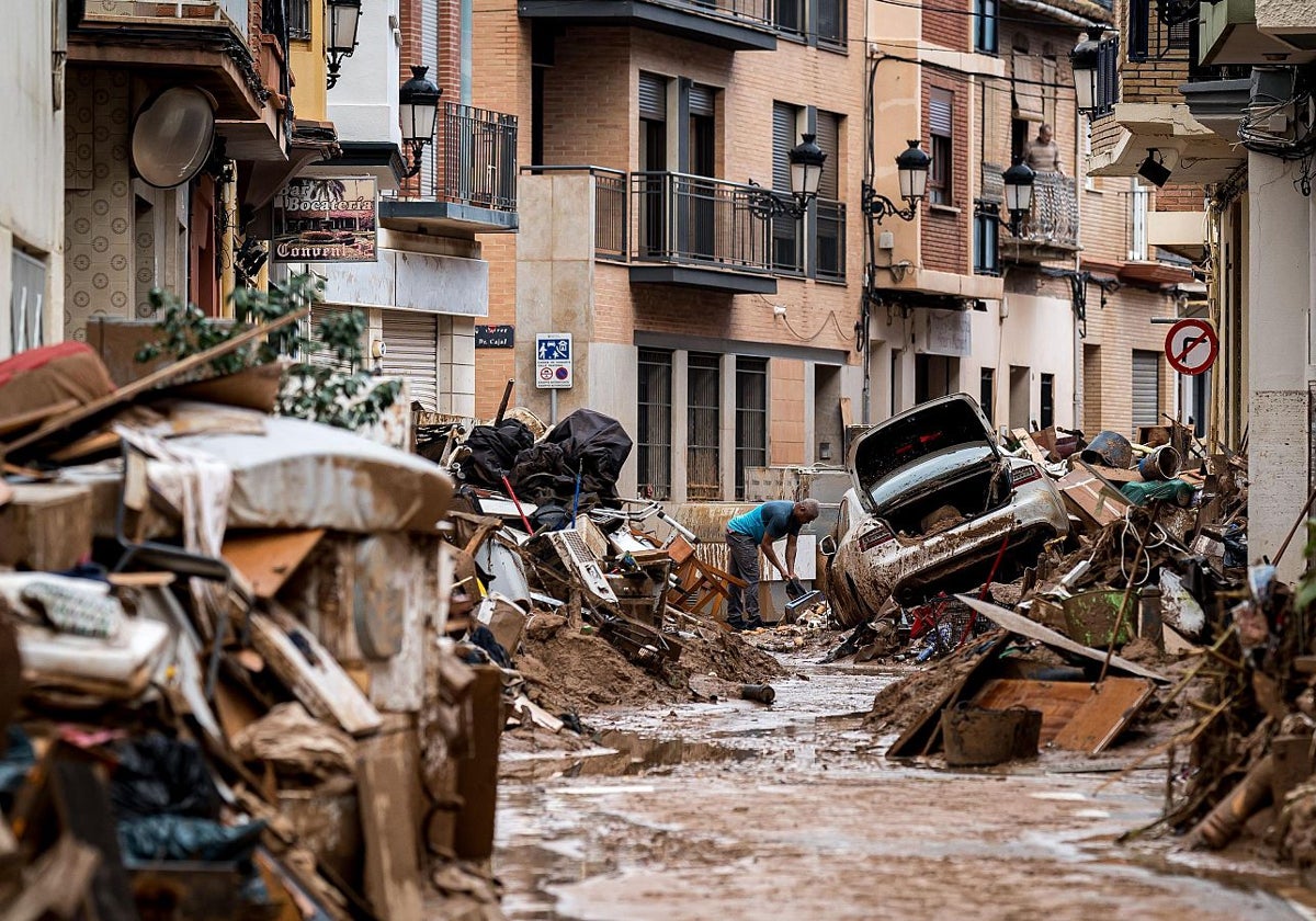 Imagen de Paiporta, epicentro de la desgracia.