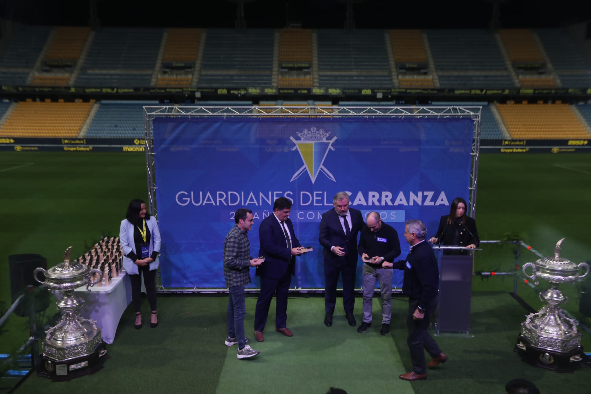 Así ha sido el acto de reconocimiento a los nuevos &#039;Guardianes del Carranza&#039;