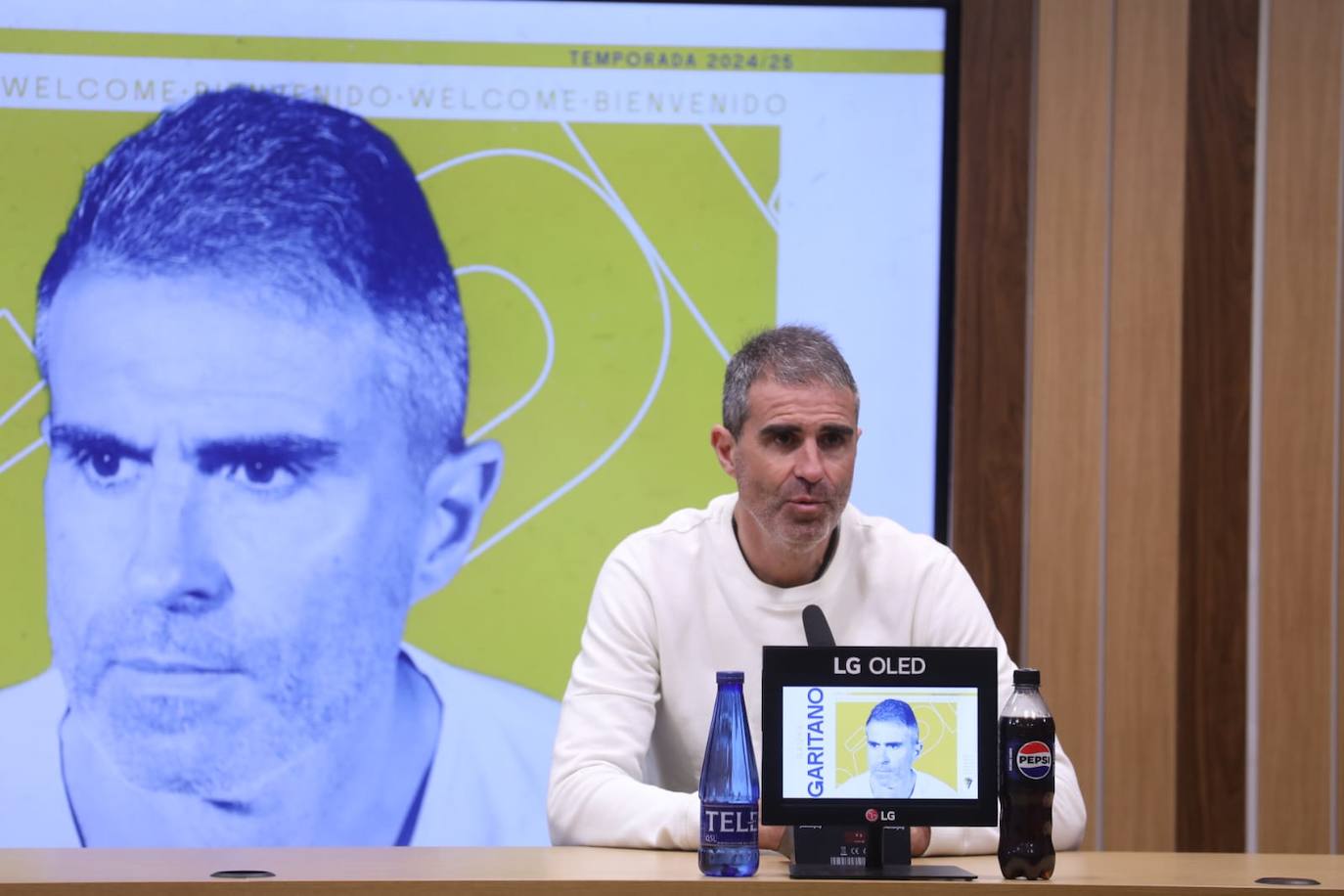 Fotos de la presentación de Gaizka Garitano como nuevo entrenador del Cádiz