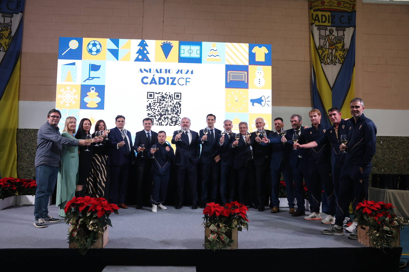 Las imágenes de la comida de Navidad del Cádiz CF