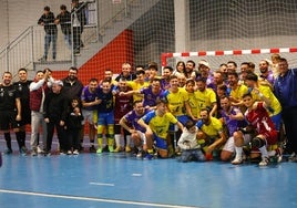 Más de 300 kilos de alimentos recogidos gracias al fútbol sala gaditano