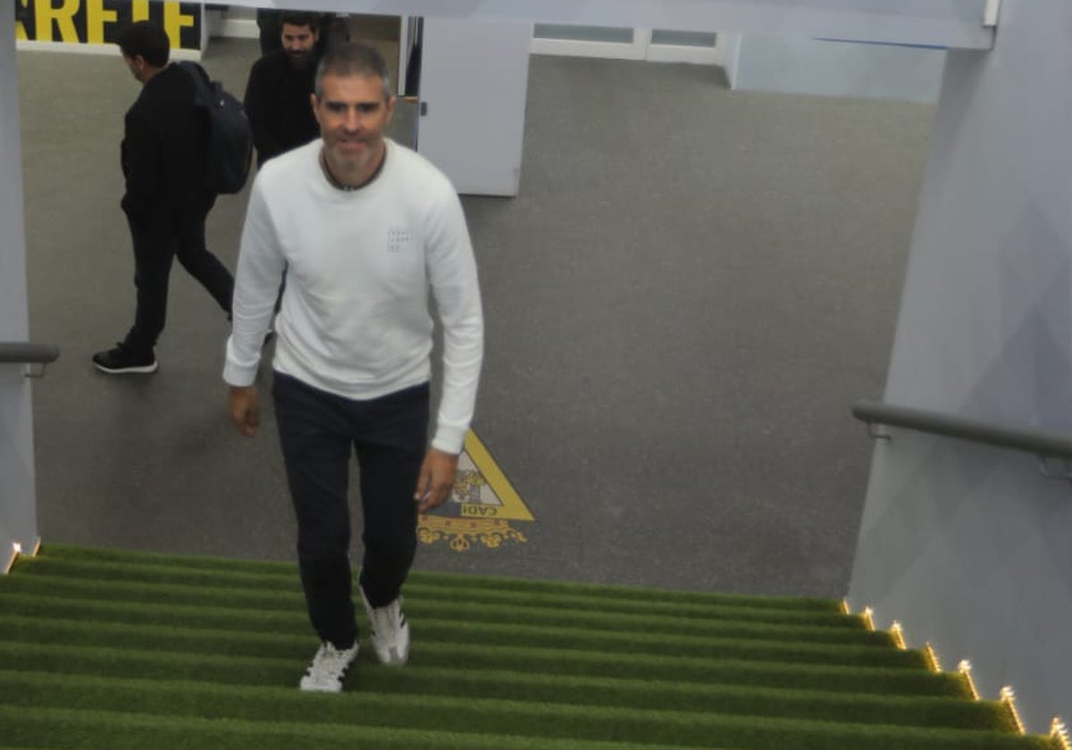 Gaizka Garitano es el entrenador del Cádiz CF.