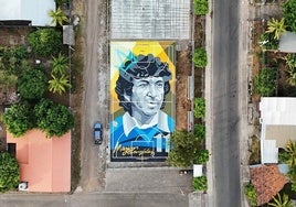 Así es la impresionante pista de fútbol sala personalizada de Mágico González en El Salvador: «¡Qué pasada!»