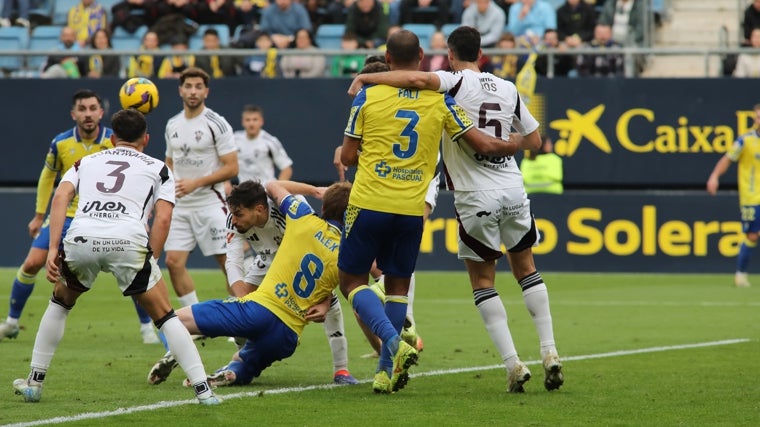 Imagen del Cádiz - Albacete de la primera vuelta, cita que acabó con victoria de los gaditanos.