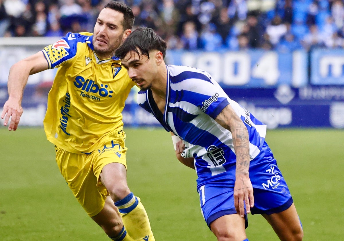 Zaldua fue titular y disputó los 90 minutos ante el Málaga CF.