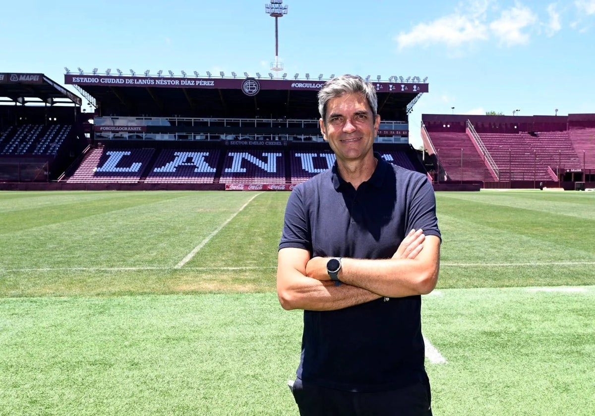 Pellegrino entrena al Lanus.