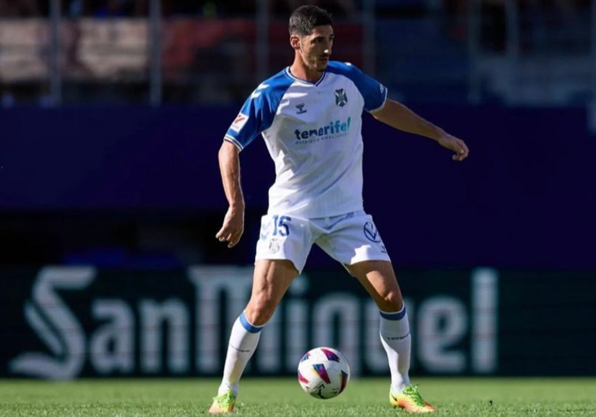 Yann Bodiger, centrocampista del Tenerife.