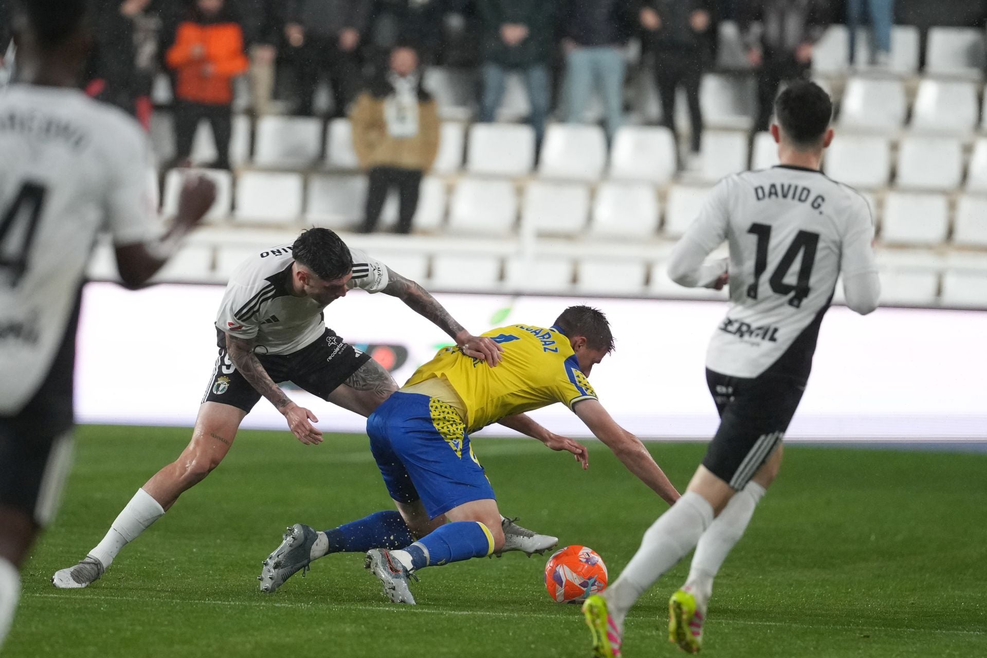 Las imágenes del Burgos-Cádiz CF