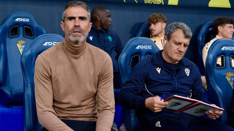 Gaizka Garitano es el entrenador del Cádiz CF.