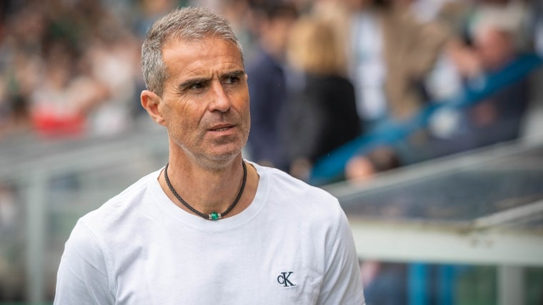 Gaizka Garitano, entrenador del Cádiz CF.