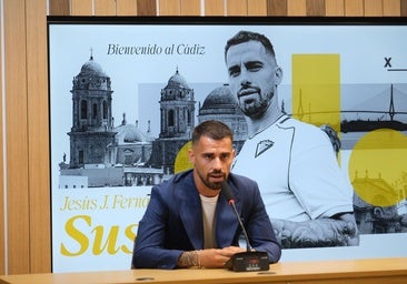 Suso al ser presentado con el Cádiz CF: «Soy la persona más feliz del mundo»