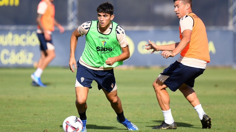 Samu Almagro junto a Rubén Alcaraz.