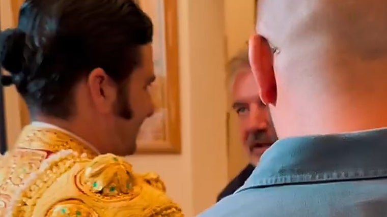 Morante de La Puebla, Manuel Vizcaíno y Germán Beardo.