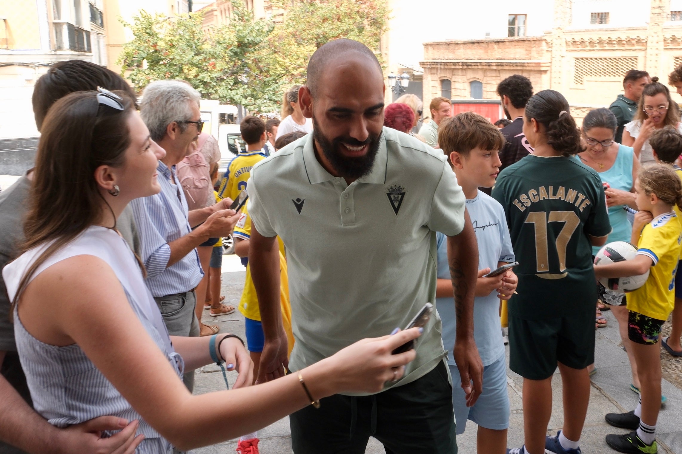Las imágenes de la visita del Cádiz CF a la Patrona