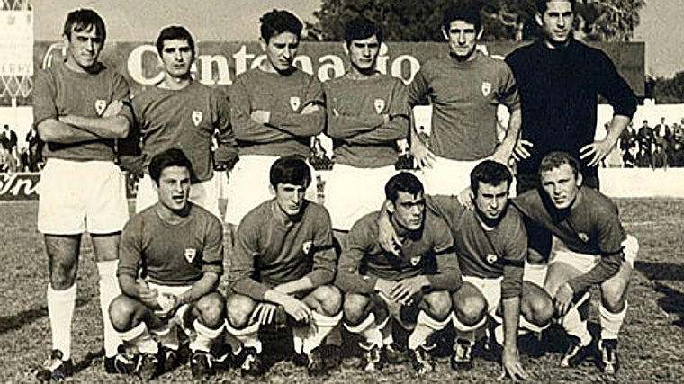 Pepito Hernández durante su segunda etapa en el Racing Club Portuense.
