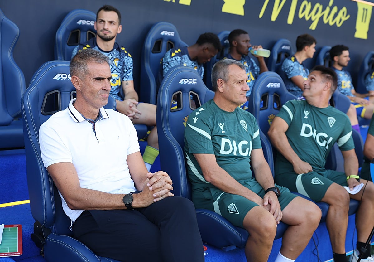 Garitano, en el banquillo del Cádiz