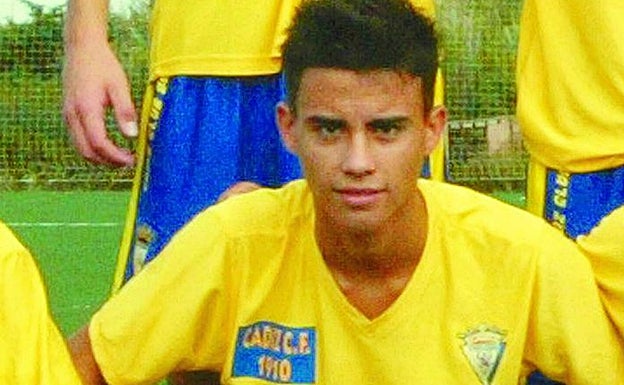 Suso, cuando era cadete cadista.