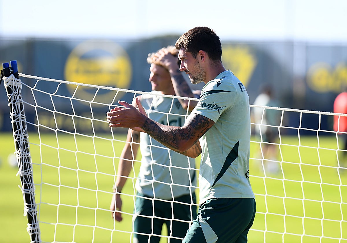 Bojan Kovacevic, en un entrenamiento.
