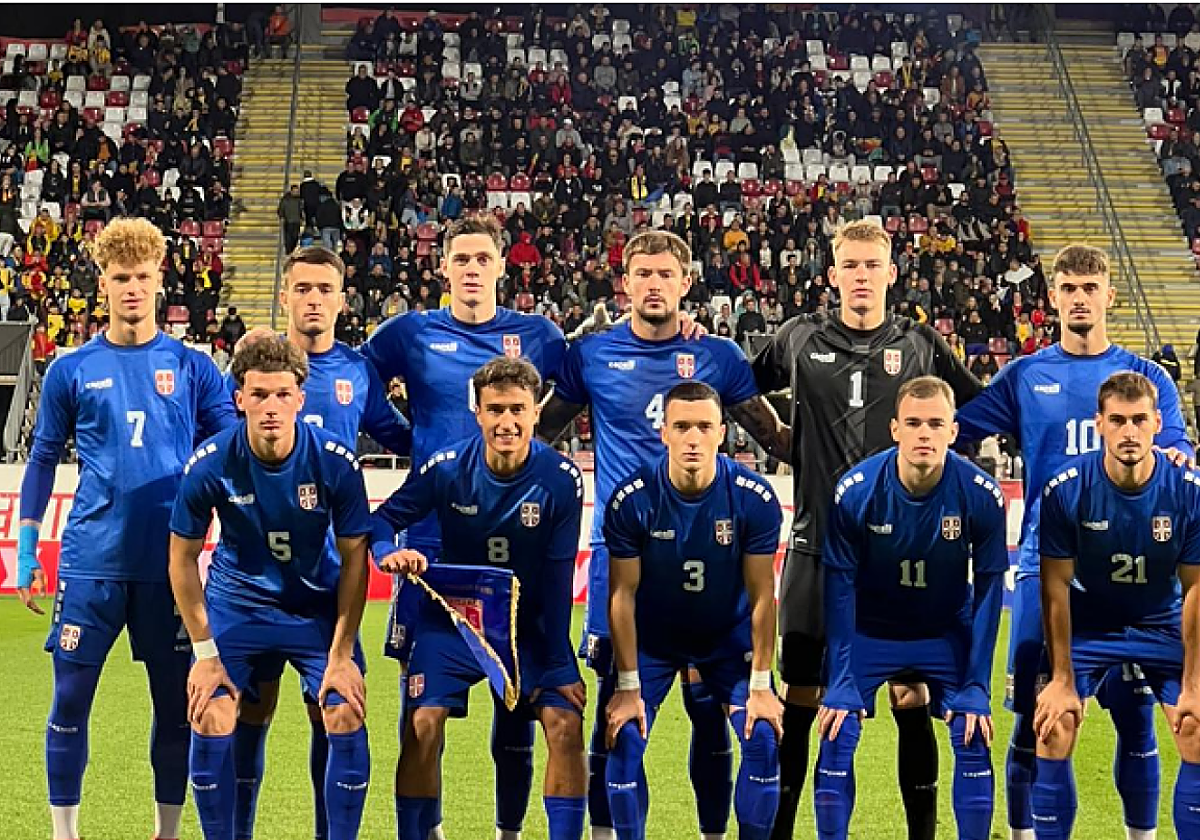 Kovacevic salió de inicio en el encuentro sub'21 de su selección.