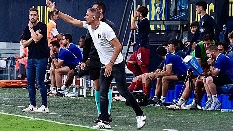 Gaizka Garitano, entrenador del Cádiz CF.