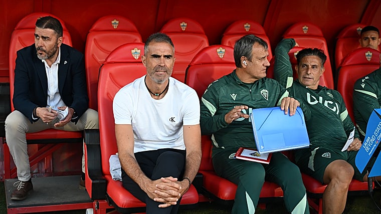 Gaizka Garitano, entrenador del Cádiz CF.