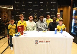 Ortuño, Camara y Diarra estuvieron en el acto de Petaca Chico.