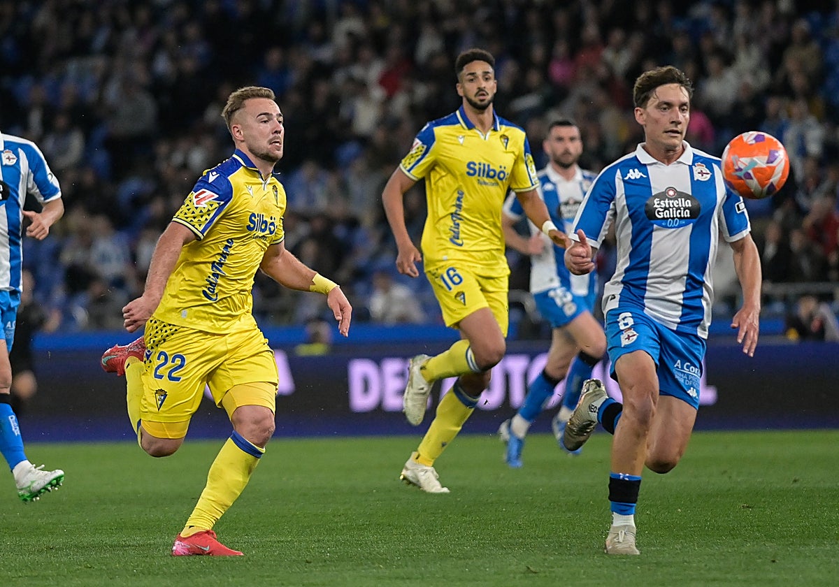 El Cádiz perdió 1-0 el curso pasado en La Coruña.