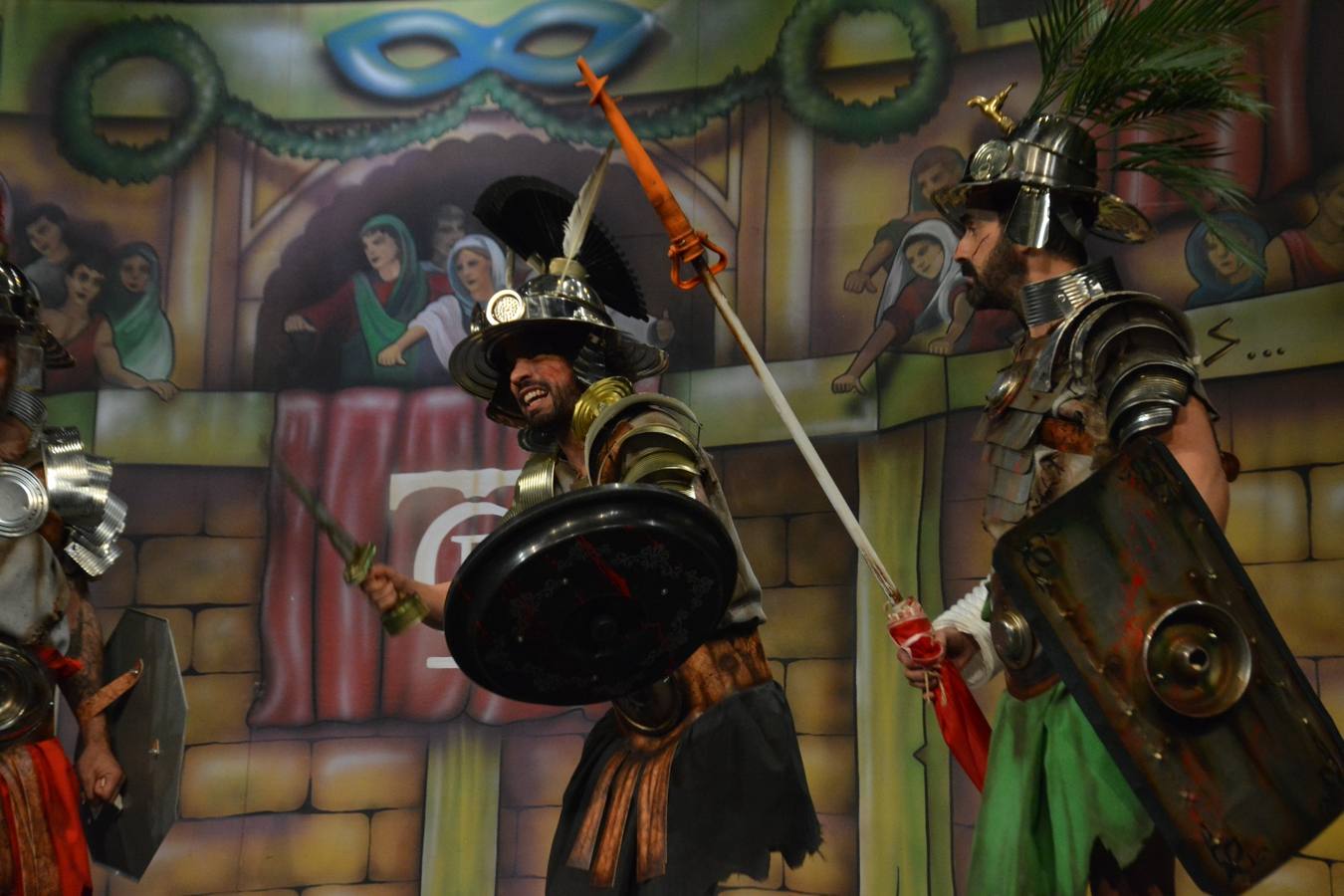 FOTOS: Escuela taller de gladiadores El Pópulo (Cuarteto) en el COAC 2023