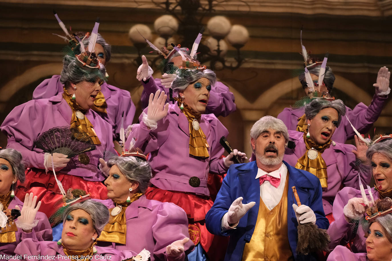 FOTOS: Coro &#039;La dama de Cádiz&#039; en el COAC 2024, Carnaval de Cádiz