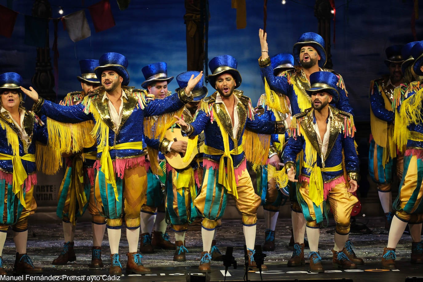 FOTOS: Comparsa &#039;La fiesta&#039;en el COAC 2024, Carnaval de Cádiz