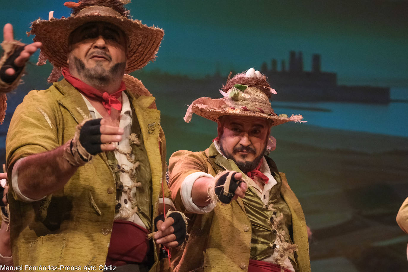 Fotos: Comparsa &#039;Pueblejito la Frontera&#039; en la sétima sesión de preliminares del COAC 2024