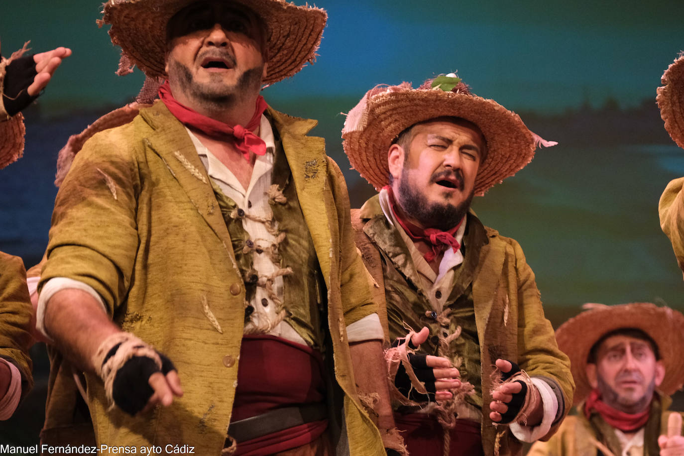 Fotos: Comparsa &#039;Pueblejito la Frontera&#039; en la sétima sesión de preliminares del COAC 2024